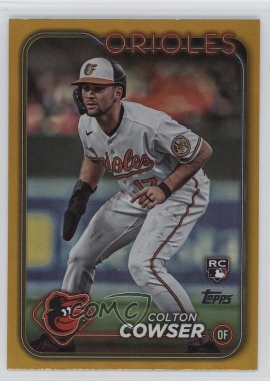 2024 Topps Series 1 Gold Foil Colton Cowser #257 17uv