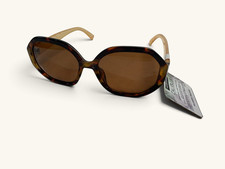 Foster Grant Cali Blue Tortoise Wood Grain Polarized Sunglasses - NWT