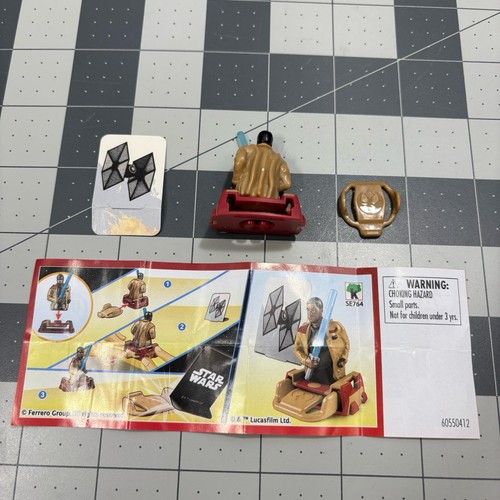 Star Wars Lot Kinder Joy Mystery Egg 5x Figures Complete Kylo Ren Rey Finn C3P0 - Picture 9 of 18