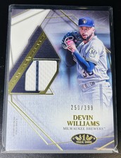 Devin Williams 2022 Topps Tier One Jersey Game Worn Relic /399 Brewers Yankees