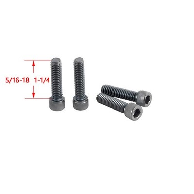 Black Handlebar Riser Top Clamp Cover Mounting Bolts Screw for Harley Touring XL