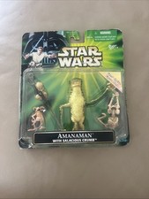 Star Wars Power of the Jedi Deluxe Figures Amanaman with Salacious Crumb    2
