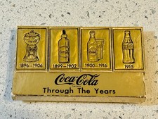 Vintage Coca-Cola Through The Years Match Boxes Set of 4 In Cellophane Unopened