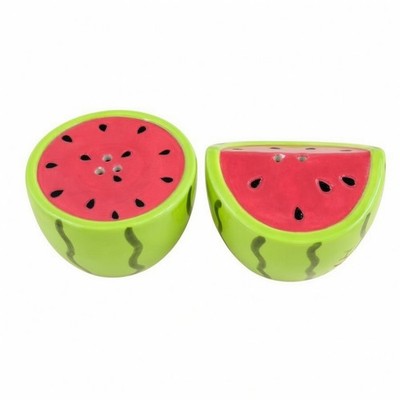 2 Stück Gewürz und Pfefferstreuer Set Kompakt Wassermelonenstreuer Glasiert