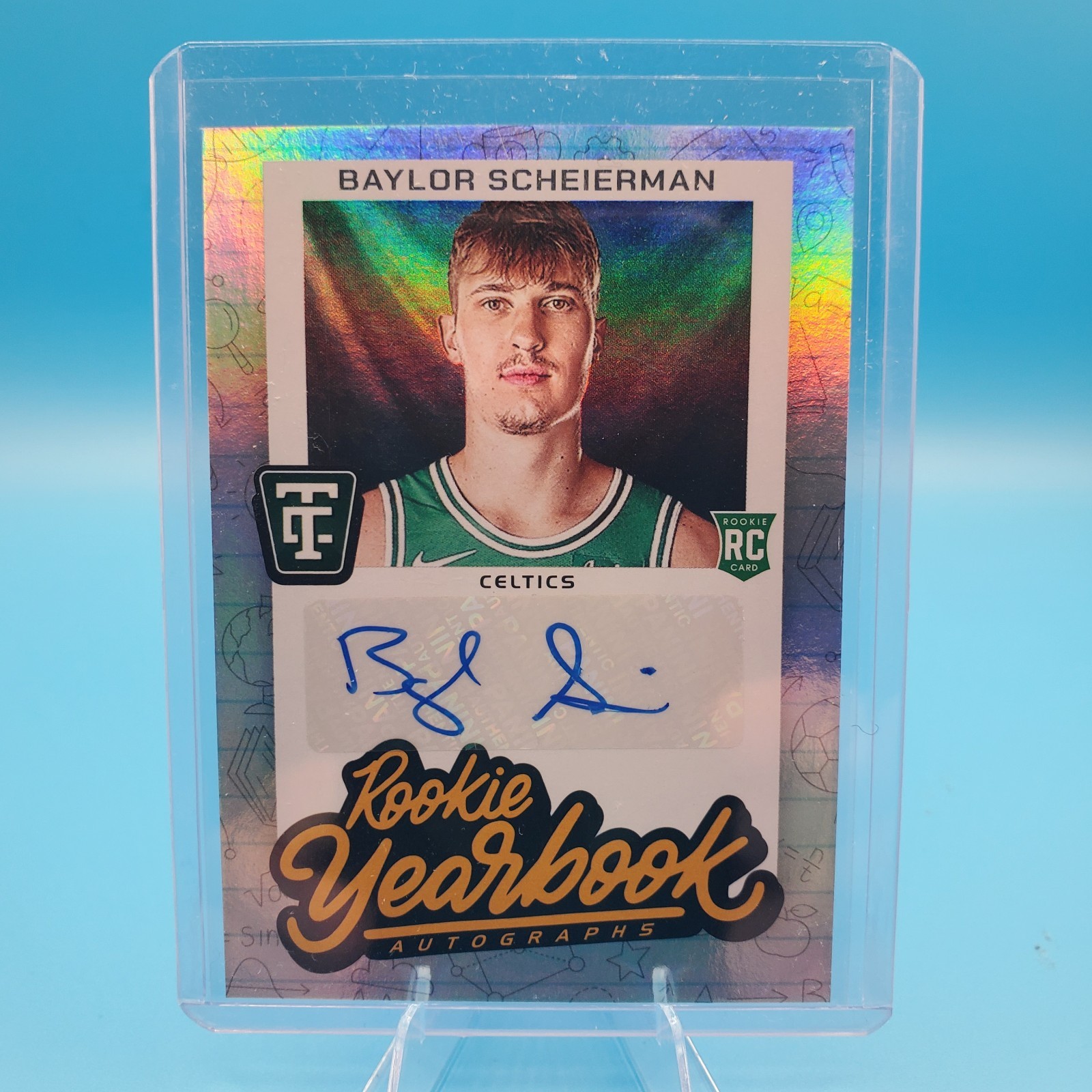 2024-25 Panini Totally Certified Rookie Yearbook Auto Baylor Scheierman Celtics