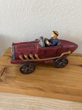 Cast Iron Race Car With Driver Reproduction Maker Unknown