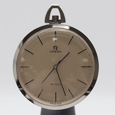 Omega De Ville Ivory Dial Hand-wound Pocket Watch Deadstock Grade Box Included