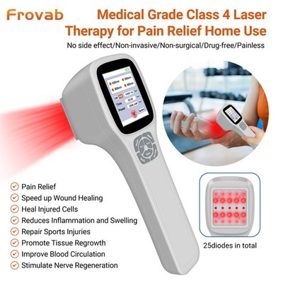 2500mW Class 4 Laser Therapy for Arthritis Pain Infrared Red Light LLLT Device