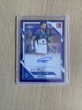 Fabio Vieira Chrome Bundesliga 2025/26 Purple /75 Auto