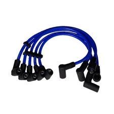 New 7mm Blue Premium Spark Plug Wire Set - Austin Mini Classic Mini W/ Top Entry