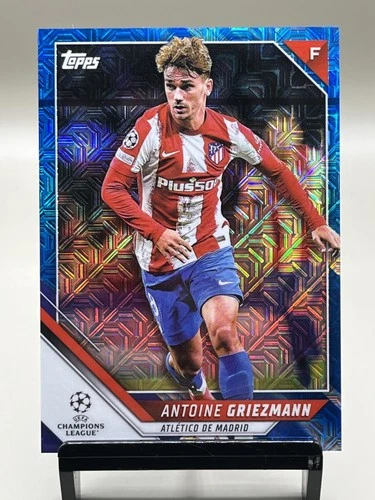 2021-22 Topps UEFA CL Japan Edition Antoine Griezmann #178 Chrome Blue Mojo /75