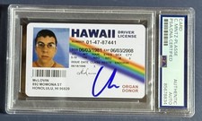 McLovin Fake ID Superbad Signed Auto PSA/DNA Slabbed Christopher Mintz-Plasse