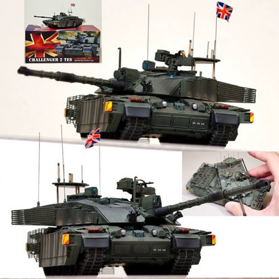88MODEL 1/72 British Challenger 2 TES DT22AA main battle tank Finished Model