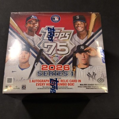 2026 Topps Series 1 Baseball Factory Sealed Jumbo Box | eBay