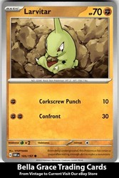 Larvitar 105/197 Obsidian Flames Common