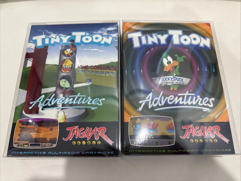 Atari Jaguar Tiny Toon Adventure & Plucky Duck Hollywood HiJinx Set / Pair - Image 2 of 4