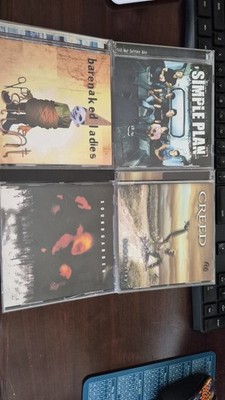 Set Of 4 CDs, Creed, Bare Naked Ladies, Simple Plan, Soundgarden. Numetal Rock