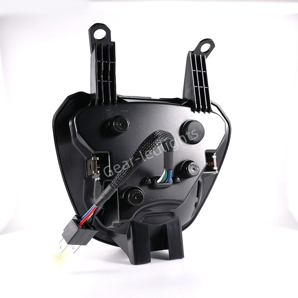 Conjunto de faros LED para Yamaha MT07 FZ07 MT-07 FZ-07 DRL 2014 2015 2016 2017 Foto 4 de 4