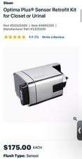 Sloan Optima Plus Flush Sensor Urinal/Water Closet Flushometer EBV500A