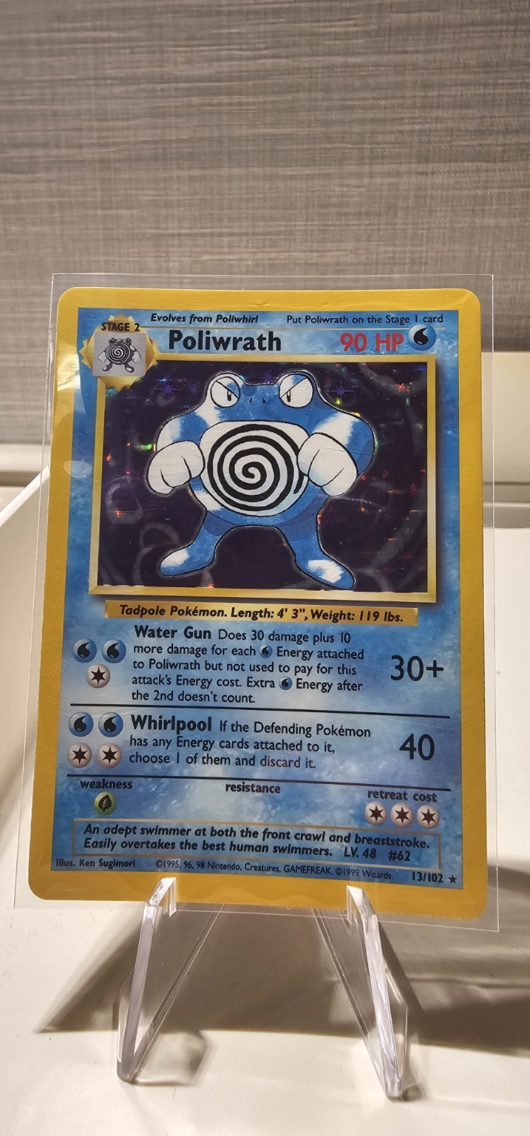 Poliwrath 013/102 Base Set Holo