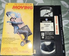 Moving VHS Richard Pryor Rare 1989 Comedy Warner Home Video