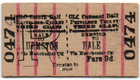 Cheshire Lines (CLC) Railway Ticket Urmston to Hale