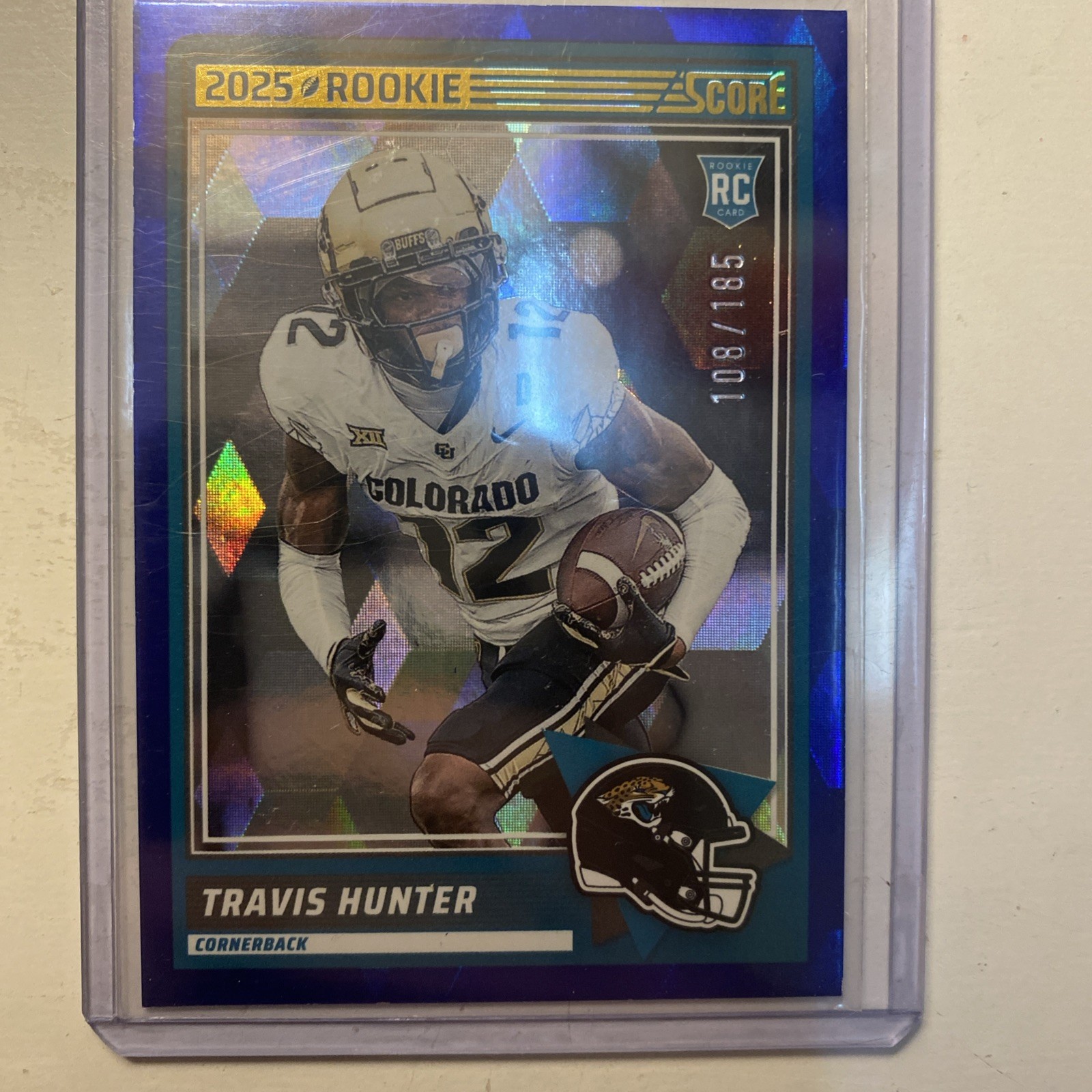 2025 Score - Rookies Travis Hunter #20 Cubic /185 (RC)