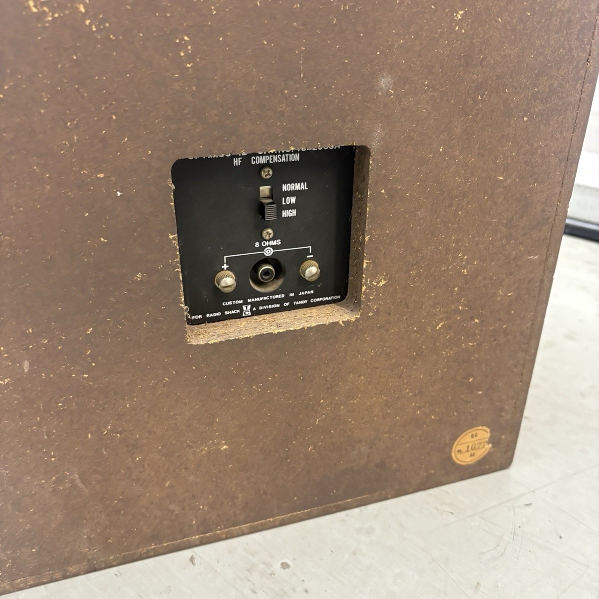 Radio Shack Realistic Optimus 1B Speaker (1) Vintage Japan 8OHMS