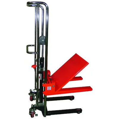 Dayton 4Ecw6 Portable Manual Platform Lift Truck, Manual, 880 Lb Load Capacity,