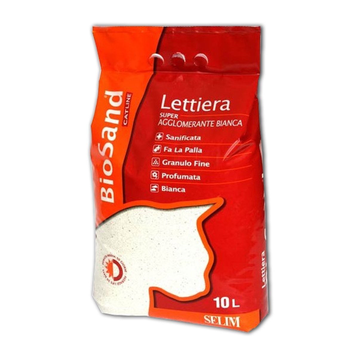 Biosand - Lettiera per Gatti Super Agglomerante, 10L