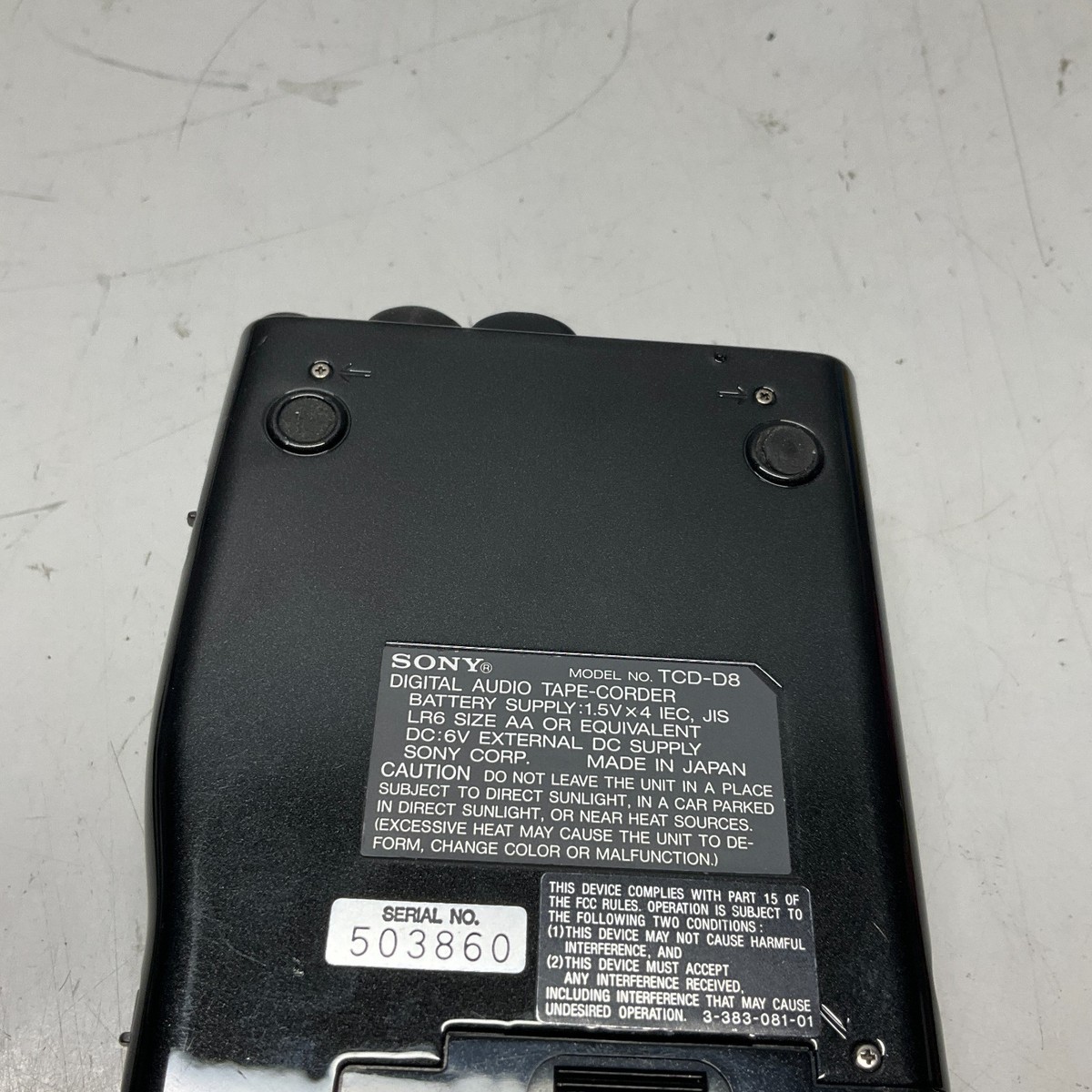 Sony TCD-D8 Portable DAT Recorder for sale online | eBay