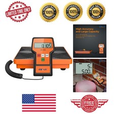 Portable 220Lbs Electronic Weigh Scale for Refrigerants with 30-Hour Battery
