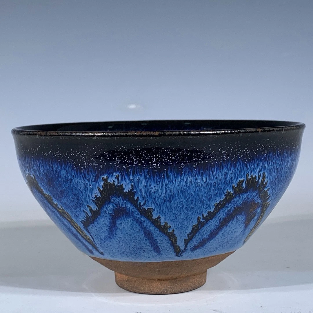 宋青磁 草模様 碗 中国古玩 u59