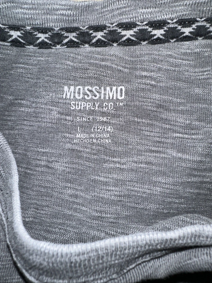 Mossimo Boys Large 12/14 Gray Snake Arrow Graphic Tee Shirt - Image 4 of 4