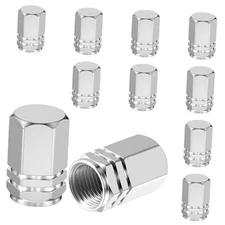  12 PCS Tire Valve Caps, Car Tire Valve Stem Cap, Universal Car Wheel Tires 