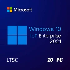 MAK - Multiple Activation Key - Windows 10 LTSC IoT 2021 - for 20 devices on USB