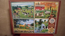 275 PC LG FORMAT COBBLE HILL PUZZLE--COUNTRY FRIENDS--COMPLETE