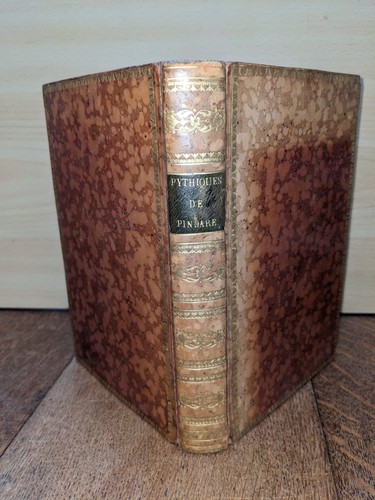 Cover of old book-Mr. Chabanon - The Pythian Odes of Pindar - 1772 - First Edition