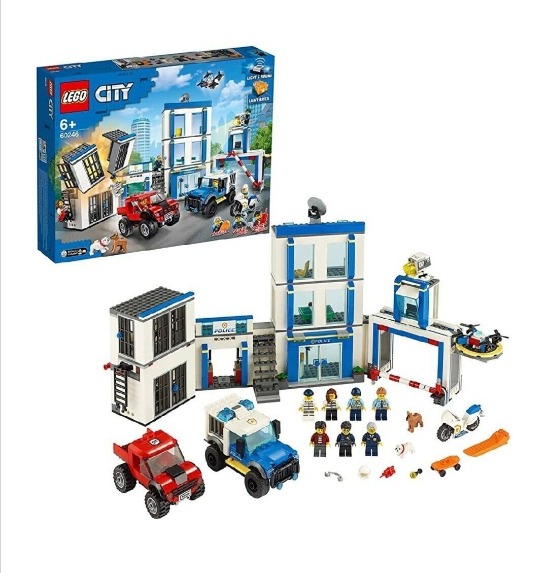 Set LEGO 60246 Stazione di Polizia - Edizione con Mattoncini Speciali