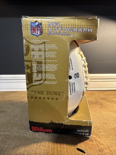 Wes Welker #83 Signed Wilson Autograph Ball NFL Football - Picture 4 of 5