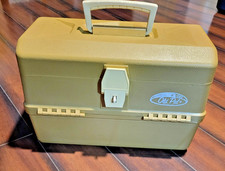 Vintage Old Pal 1290 Tackle Box NICE Tacklebox 6 Trays 36 Compartments
