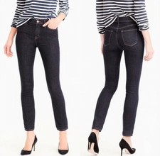 J. Crew Toothpick Ever Stretch Skinny Ankle Jean in Resin, Dark Wash - Size 28