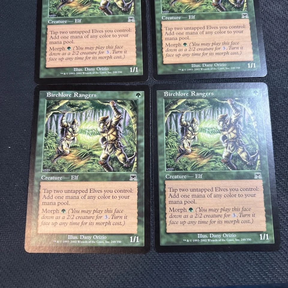 Birchlore Rangers Magic The Gathering Mtg Onslaught Playset Card 4  NM - Image 3 of 4