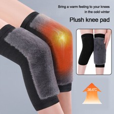 Women Men Thicken Winter Warm Thermal Knee Pads Leg Warmers Jogging Protector  