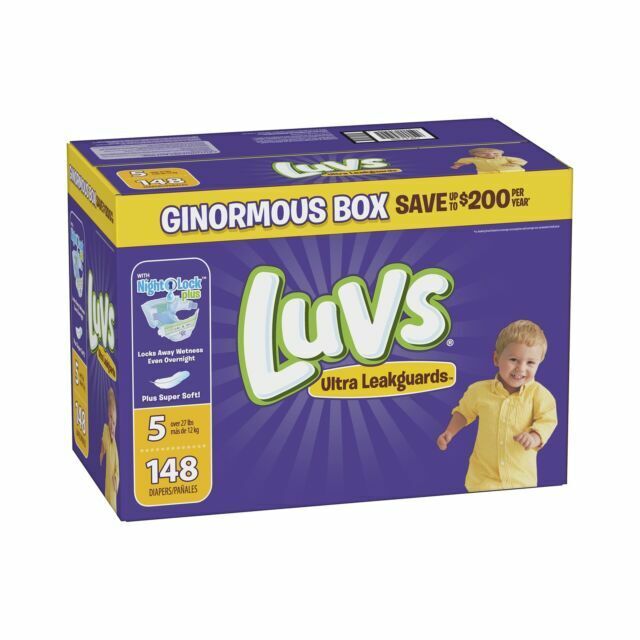 luvs pampers size 5