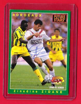 【鑑定済】ジダン　ボルドー　1995 Panini U.N.F.P. Zinedine Zidane Panini Football Premium 1995 #127 *Rare* | eBay