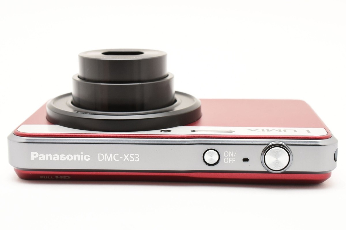 Panasonic DMC-XS3　RED　LUMIX Panasonic Lumix DMC-XS3 Compact Digital Camera Red [Exc++]