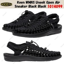 Keen WMNS Uneek Open Air Sneaker Black Black 1014099 Women's Size