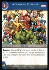 VS System: Avengers Forever Played Marvel Universe TCG CCG Classic Marvel DC D