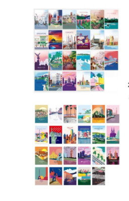 Rimowa City 46 Sticker Collection   Madrid, Miami, Hong Kong, Amsterdam & More!